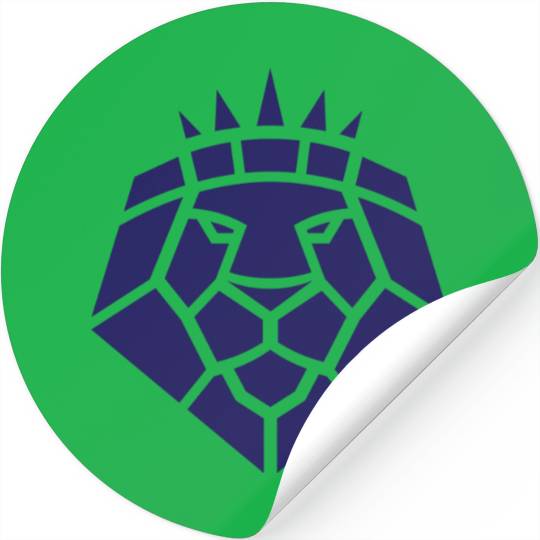 Lion Royal hippie Stickers