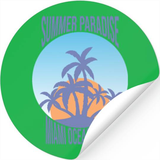 Tropical Paradise Stickers