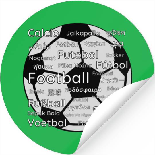 I Love Football Stickers