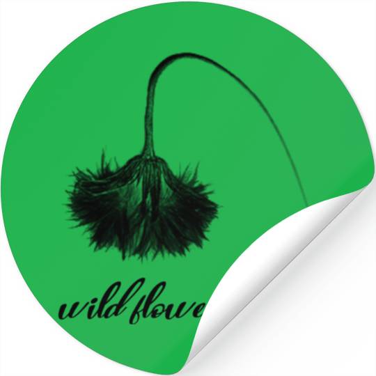 wild flower Stickers