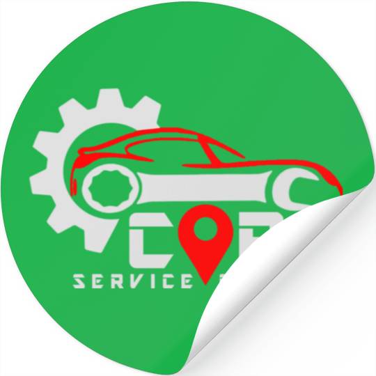 engineer: service center Stickers