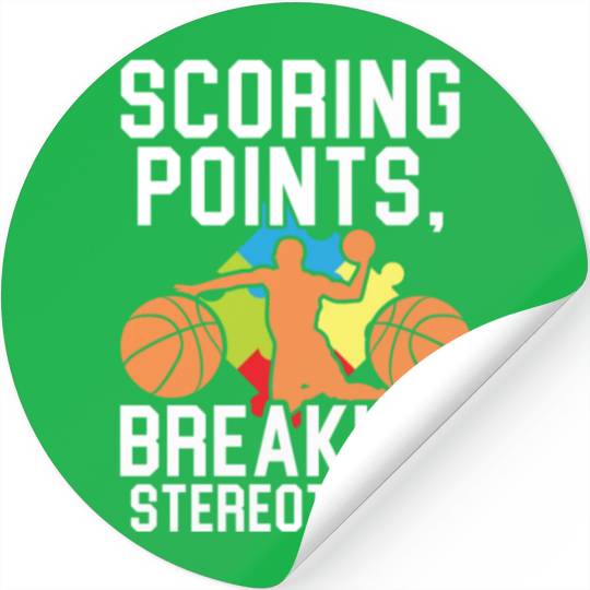 Autism Basketball Autism Warrior Basketball Player Stickers