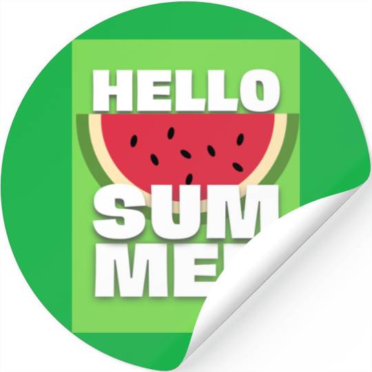 WATERMELON | HELLO SUMMER Stickers
