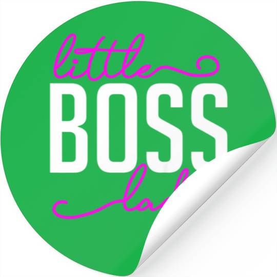 Little Boss Lady Baby Children Stickers