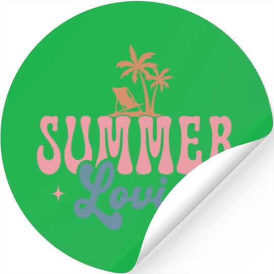 Summer Vibes Stickers