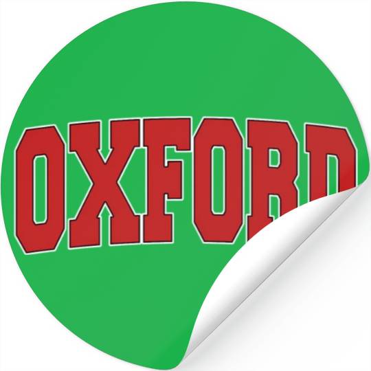 Oxford United Kingdom Varsity Style Uk Sports Stickers