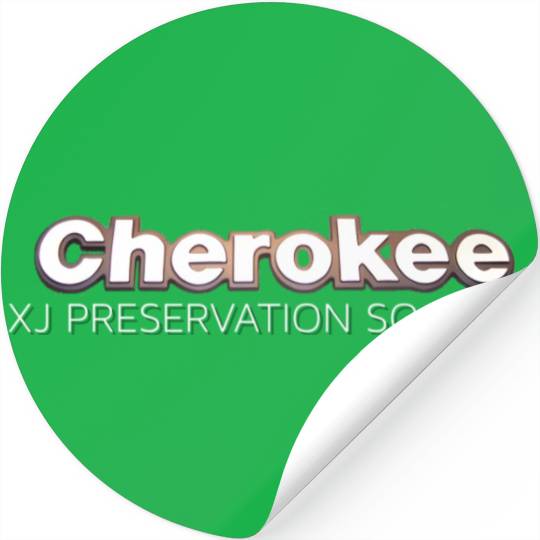 Cherokee Xj Preservation Society Stickers
