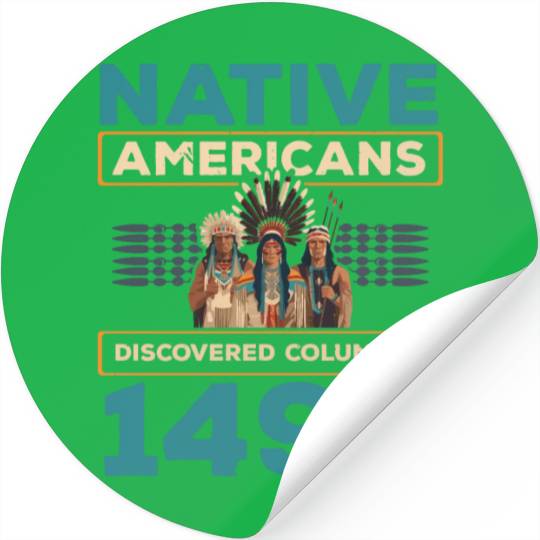 Aboriginal Indians Indigenous Native American Day Stickers