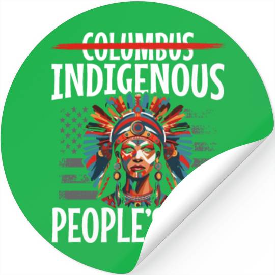 Aboriginal Indians Indigenous Native American Day Stickers