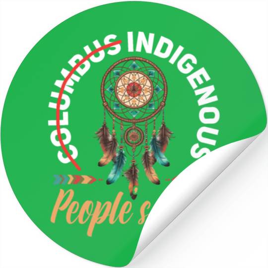 Aboriginal Indians Indigenous Native American Day Stickers