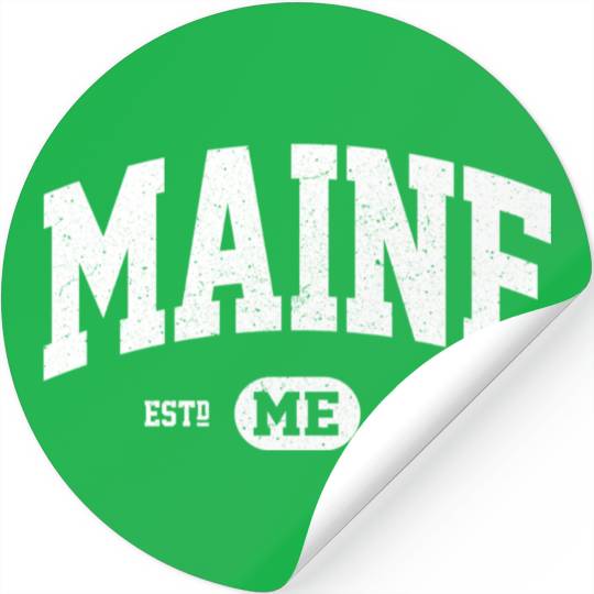 Maine Maine 207 Stickers
