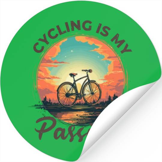Cycling Is My Passion Bicycle, Bike, Cycling Stickers