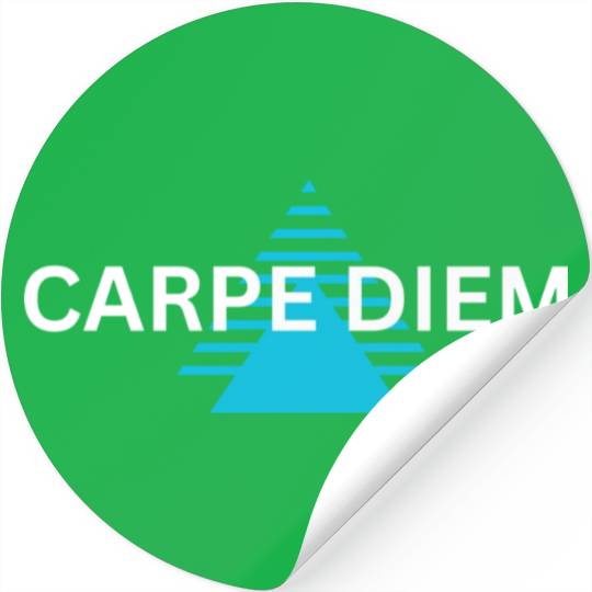 "Carpe Diem Stickers: Seize the Day in Style!"