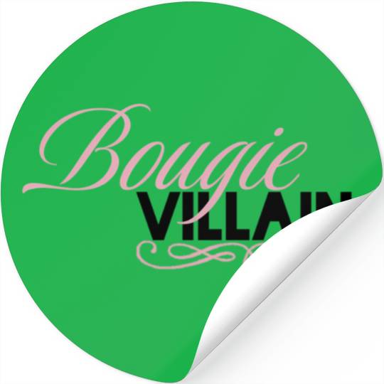 Bougie Villain Stickers