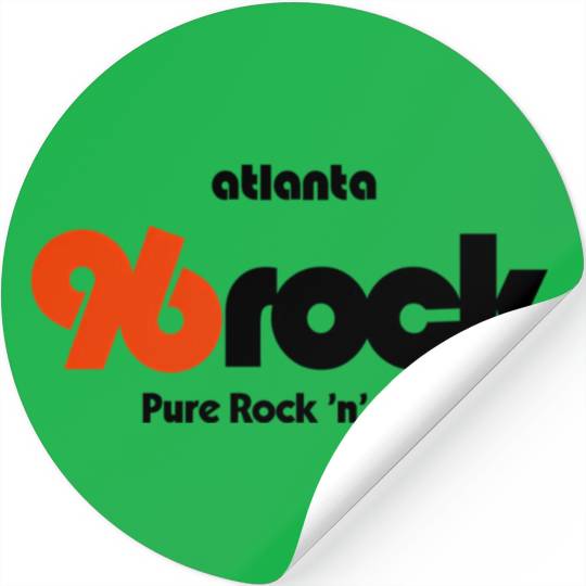96 Rock Atlanta Light Stickers