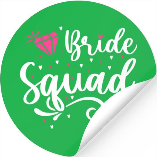Bridal Shower Bachelorette Party Bridesmaid Bride Stickers