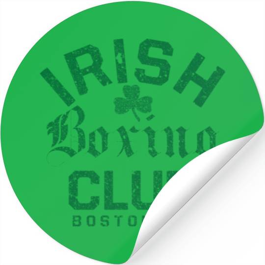 Irish Boxing Club Boston Massachusetts Stickers