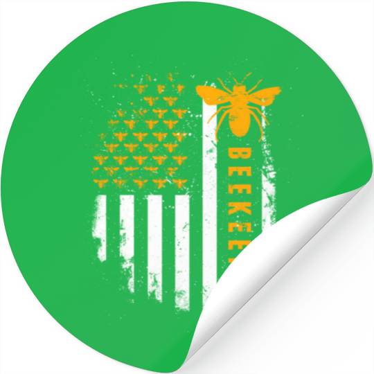 Honey Bee Beekeeping Hive Beekeeper Stickers