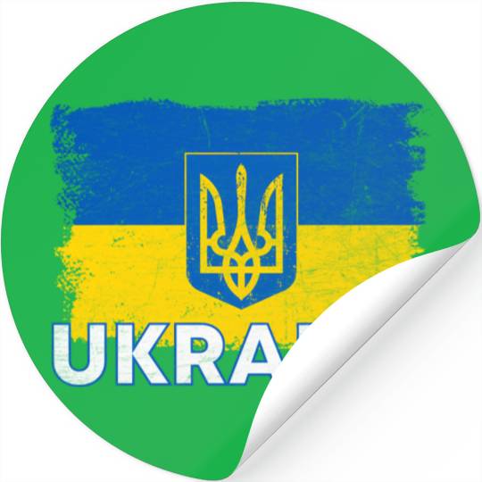 Ukrainian Flag Ukraine Flag Ukraine Stickers