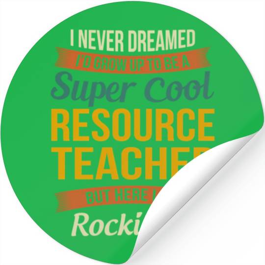 Resource Teacher Appreciation Stickers