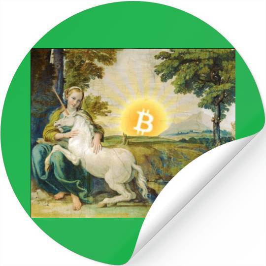Bitcoin Unicorn Stickers