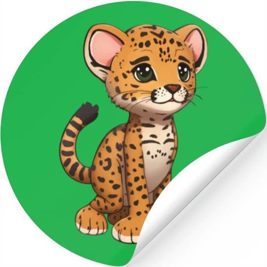 Totally cute cheetah Stickers
