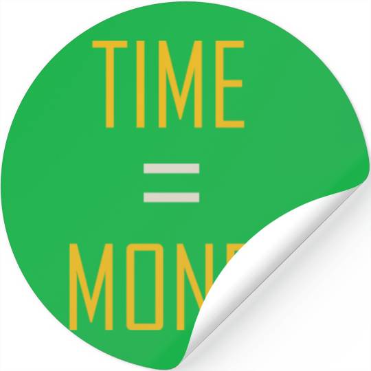 time = money Stickers