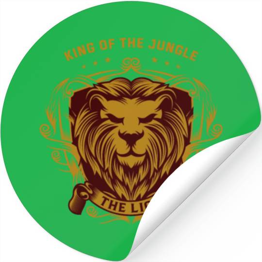 Lion mascot Stickers