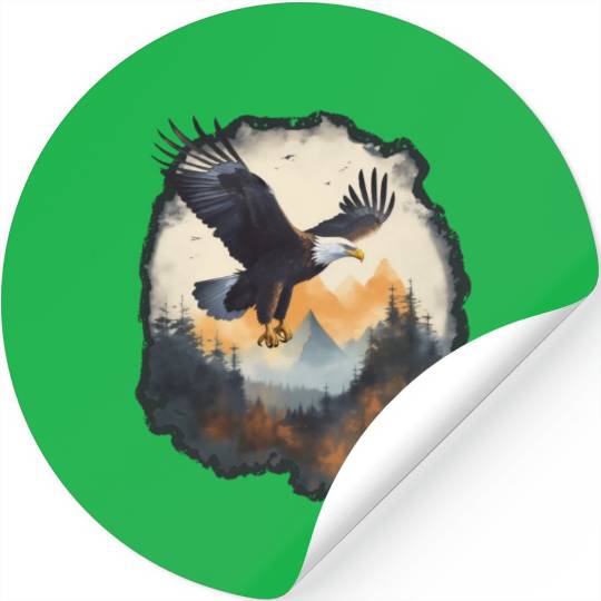 Adventure Design: Majestic Eagle Stickers