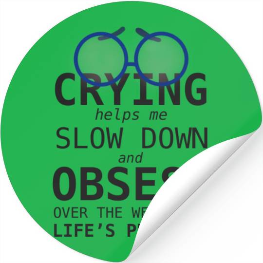 Sandness stars 80s green Stickers