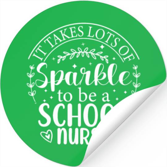 School Nurse Rn Nursing School Back to School Wome Stickers