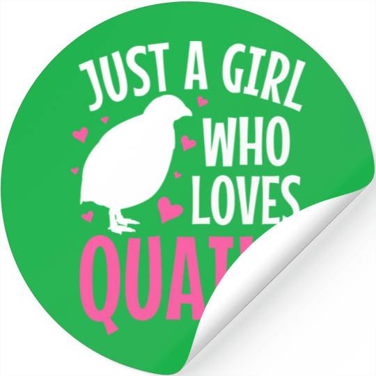 Quails Quail Lover Stickers