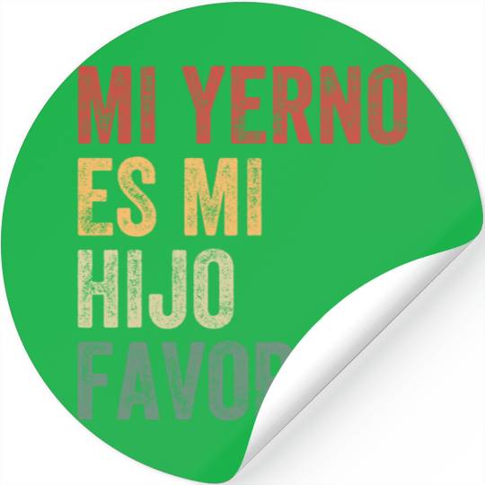 My Son In Law Is My Favorite Stickers