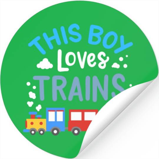 Trains Train Lover Stickers