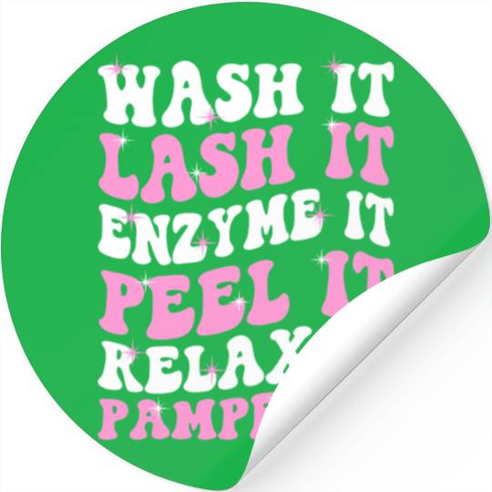 Cute Licensed Esthetician Skincare Stickers