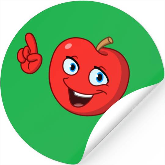 Apple Making A Point Stickers