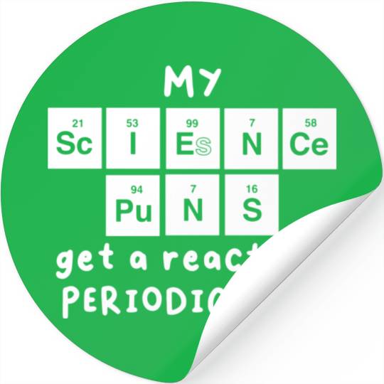 Science Puns Stickers