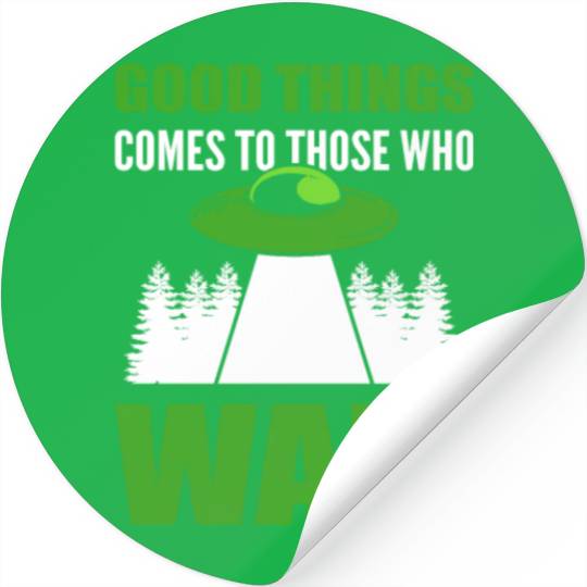 Those Who Wait Hopeful Person Gift Stickers