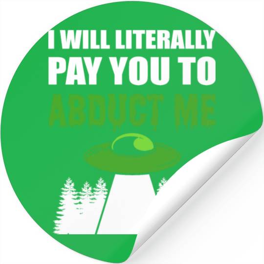 Abduct Me Joker Gift Stickers