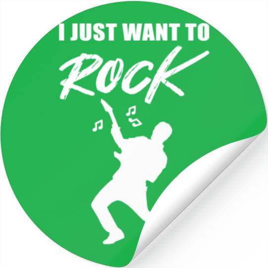 Just want Rock Band Member Gift Stickers