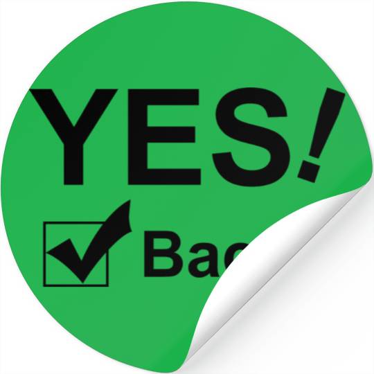 Yes Bacon Stickers
