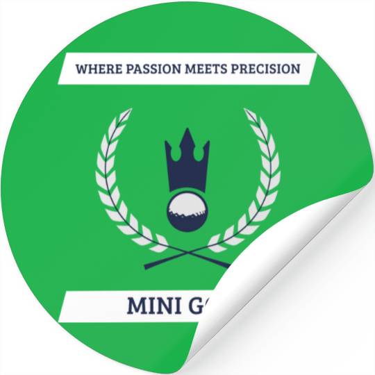 Mini Golf | Miniature Golf | Mini Golfer Stickers