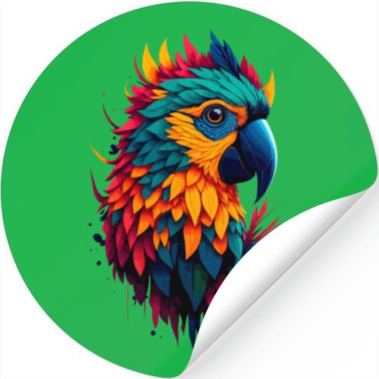 macaw Stickers