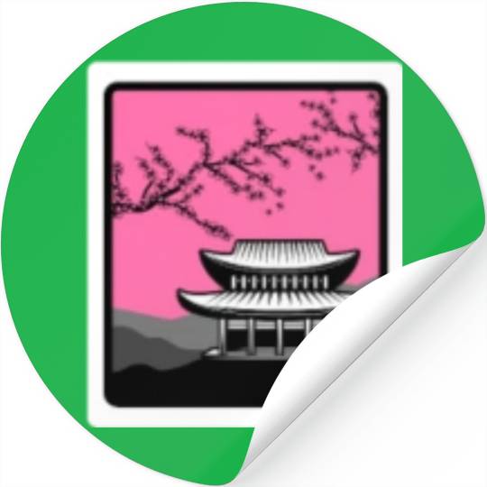 Cherry Blossom Stickers, Sakura Kawaii Pop Culture