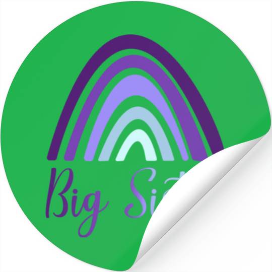 Big Sister purples nature Stickers