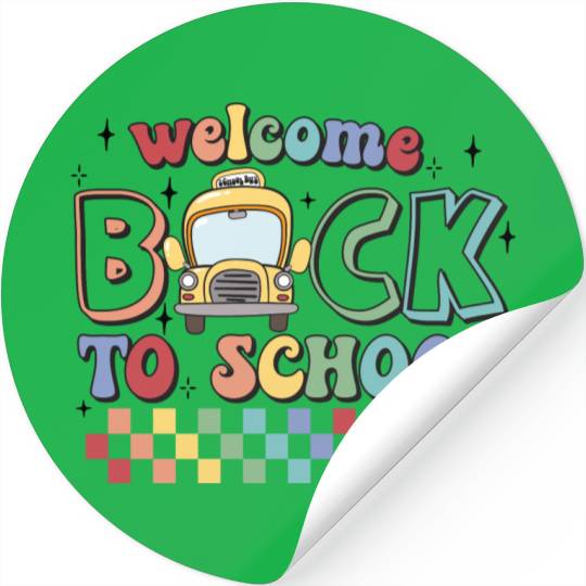 welcome back to school Stickers