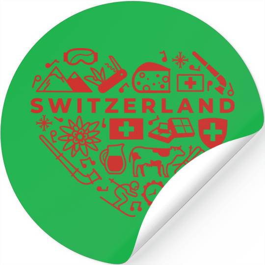 Switzerland Stickers