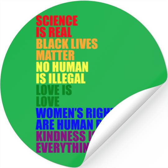 Science Is Real Stickers