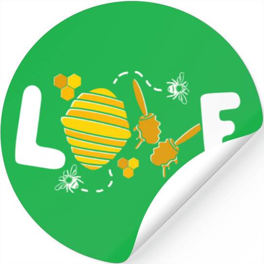 Save The Bees Bumblebee Love Bees Stickers