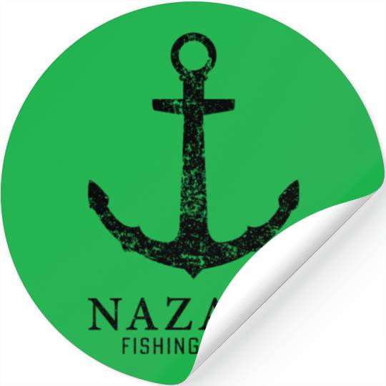 Nazare Fishing Point Anchor Harbour Stickers